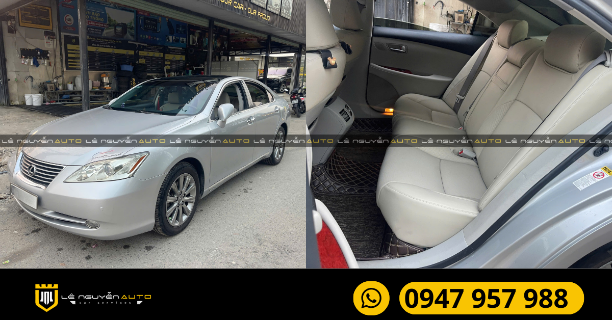 Vì sao nên lựa chọn bọc ghế da Nappa xe Lesux Es350 tại Lê Nguyễn Auto?