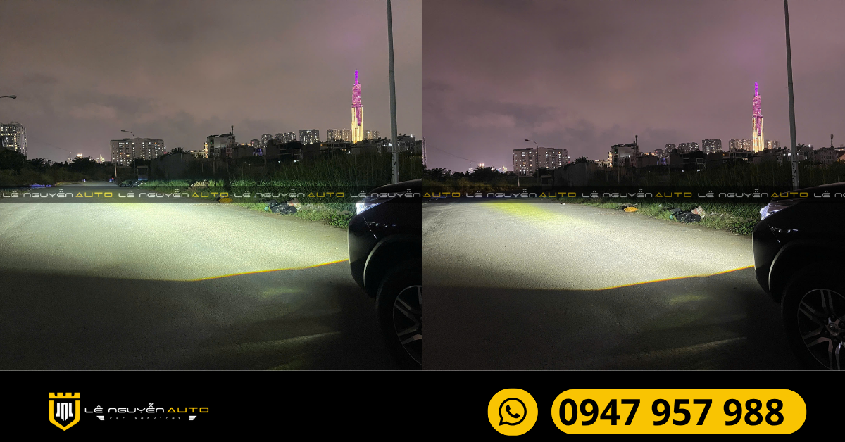 4. Tại sao nên độ đèn bi Aozoom laser Jaguar và bi gầm Wasp tại Lê Nguyễn Auto?
