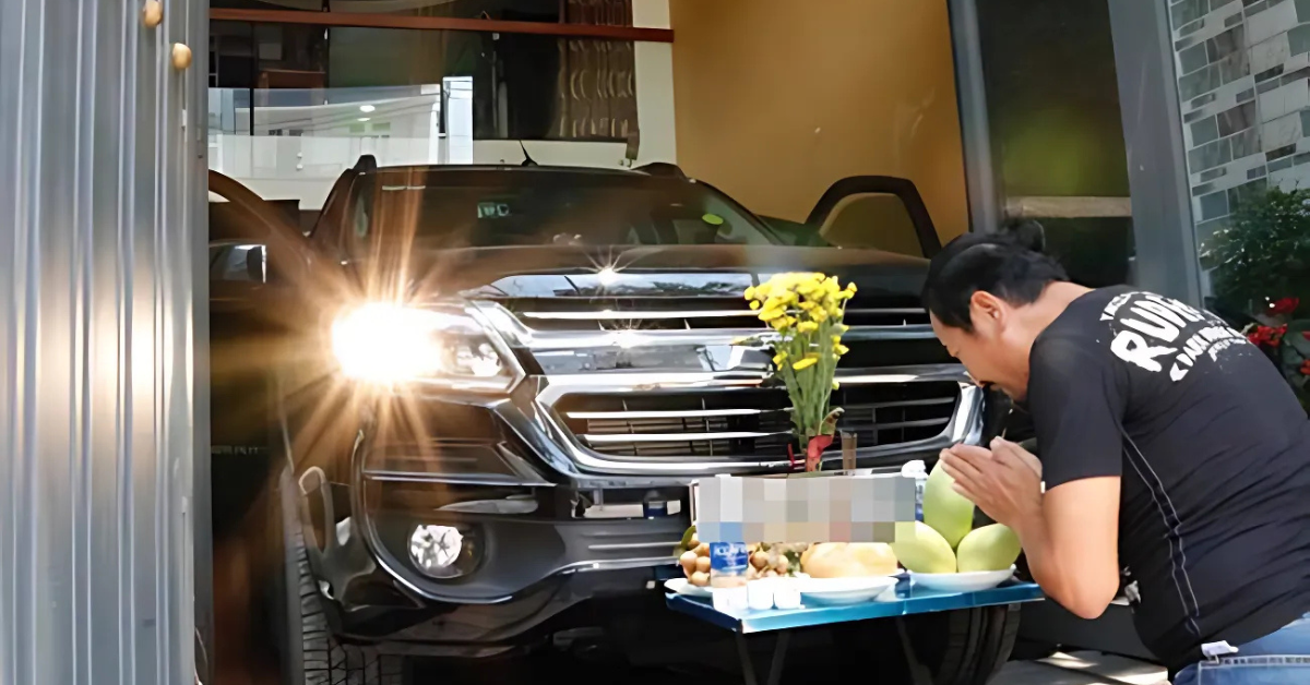 6.5. Quy trình cúng xe ô tô mới