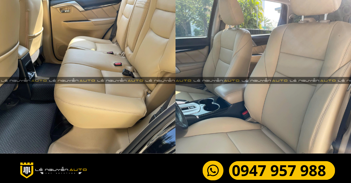 2. Lợi ích của bọc ghế da Nappa cho Mitsubishi Pajero Sport