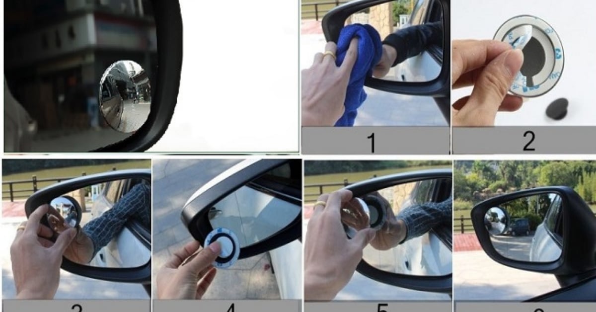 Cách lắp đặt gương cầu lồi
