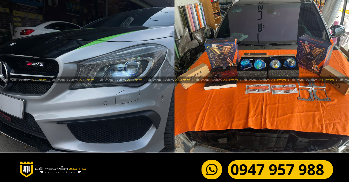 1. Lợi ích của việc độ đèn tăng sáng cho Mercedes ClA 45?