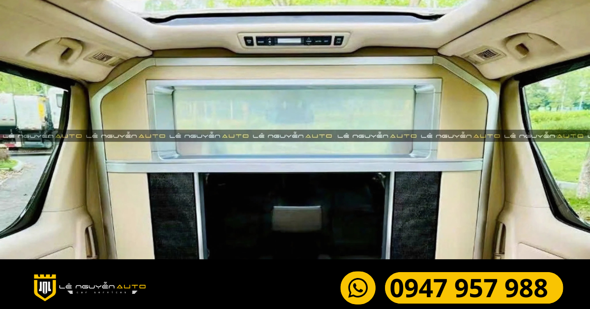 4. Quy trình độ ghế Limousine Kia Sedona tại Lê Nguyễn Auto
