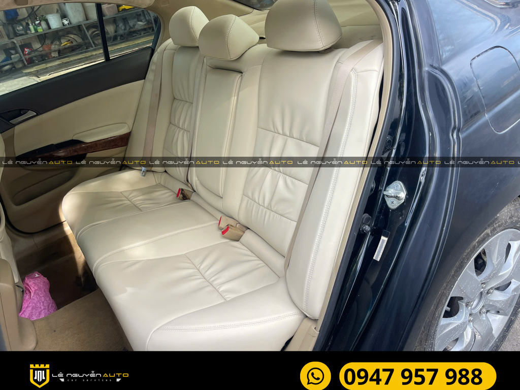 Bọc ghế da Nappa cho xe Honda Accord