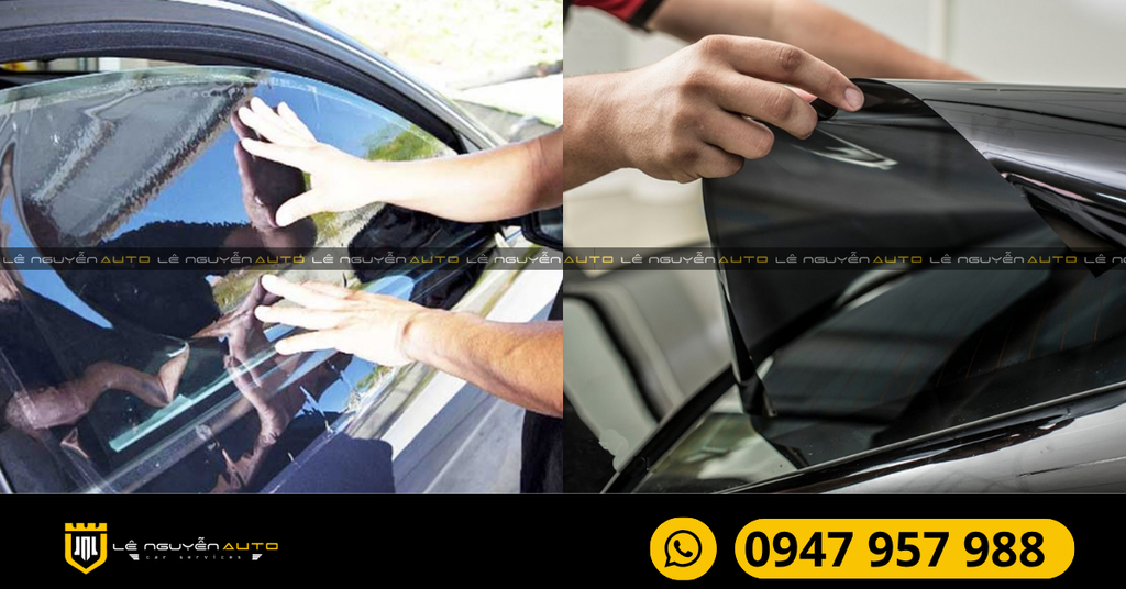 Dán 2 lớp phim cách nhiệt cho ô tô