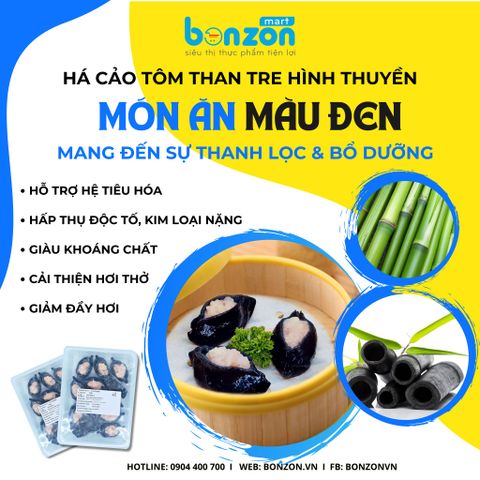 Há Cảo Tôm Than Tre Hình Thuyền – Món Ăn Lạ Mắt, Thanh Lọc Cơ Thể, Giàu Dinh Dưỡng