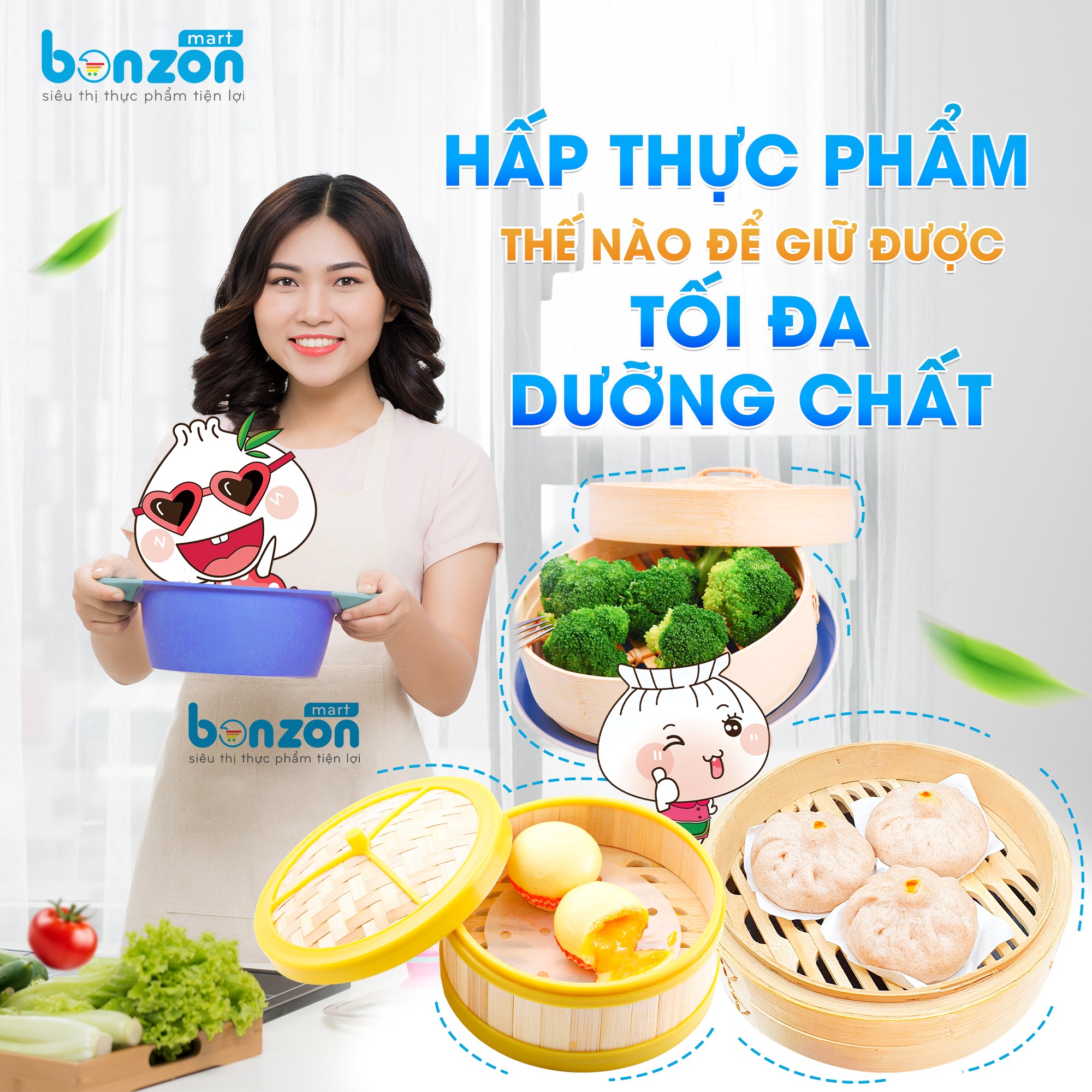 Hấp thực phẩm thế nào để giữ được tối đa dưỡng chất?
