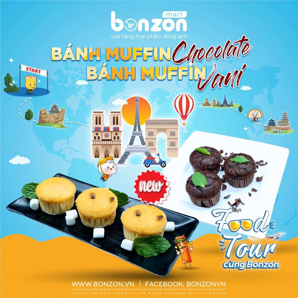 BÁNH MUFFIN CHẲNG CẦN CHẾ BIẾN!