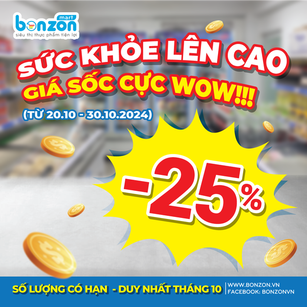🔥 SỨC KHỎE LÊN CAO - GIÁ SỐC CỰC WOW 🔥