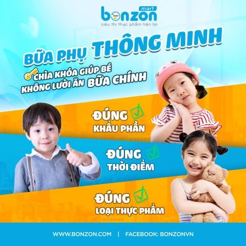 Bữa phụ thông minh - Chìa khóa giúp em không lười ăn bữa chính