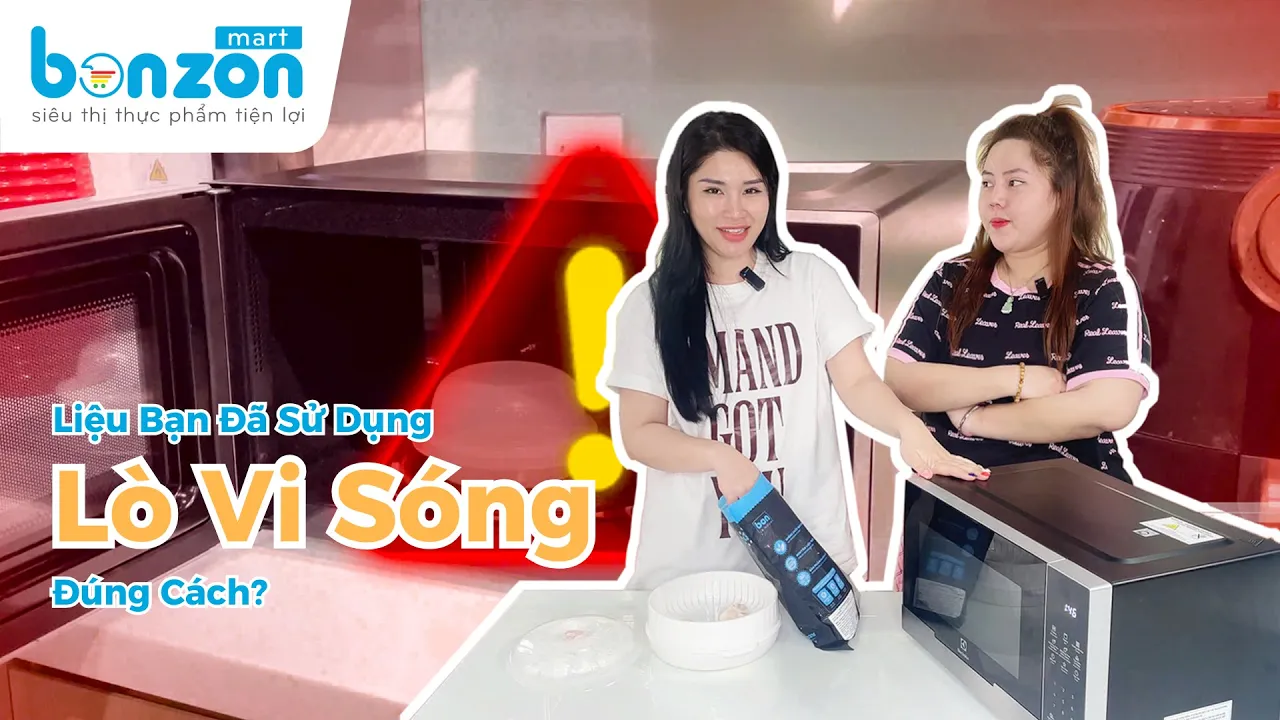 CÁCH SỬ DỤNG LÒ VI SÓNG ĐÚNG CÁCH
