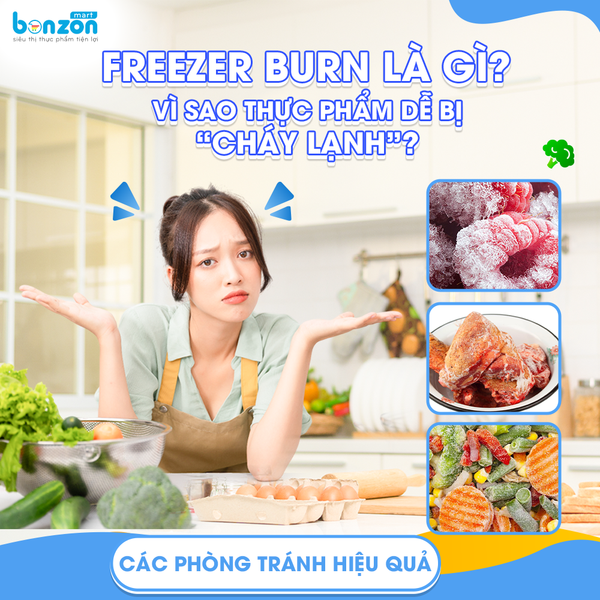 Freezer Burn là gì? Vì sao thực phẩm dễ bị cháy lạnh?