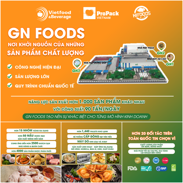 GN FOODS – NƠI KHỞI NGUỒN CỦA NHỮNG SẢN PHẨM CHẤT LƯỢNG
