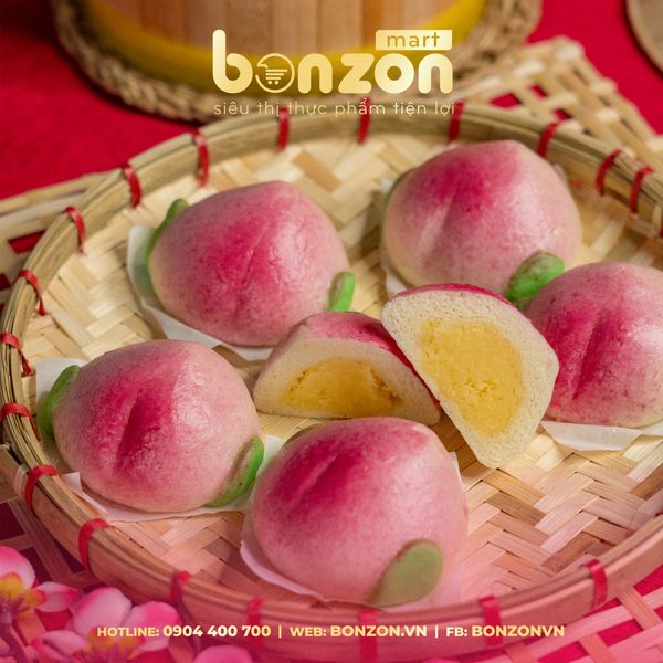 Chào Xuân Với Bánh Bao Đào Tiên - Hương Vị Tết Đậm Đà Truyền Thống