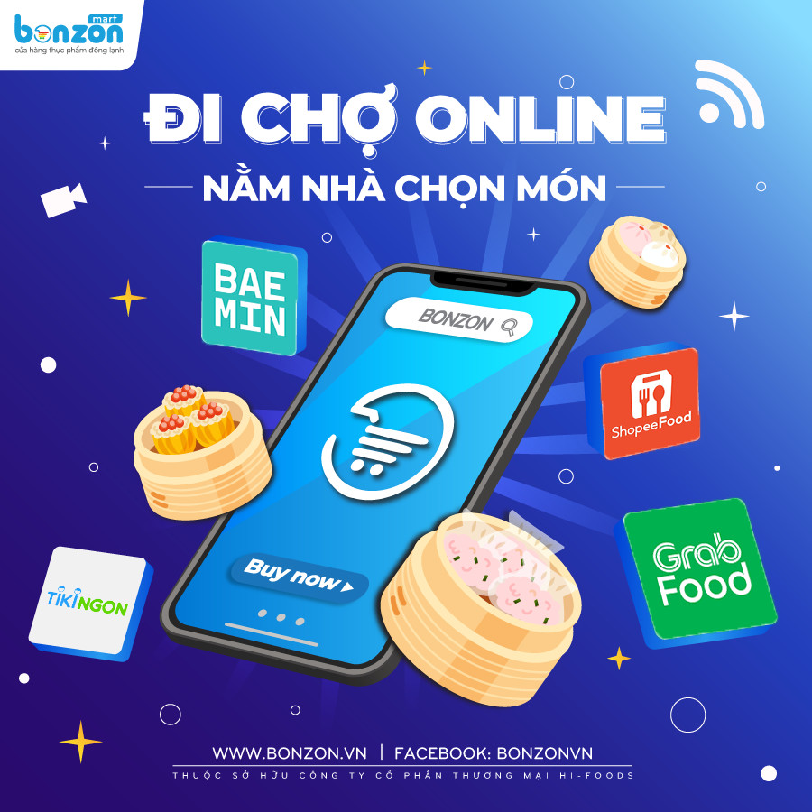 ĐI CHỢ ONLINE - NẰM NHÀ CHỌN MÓN