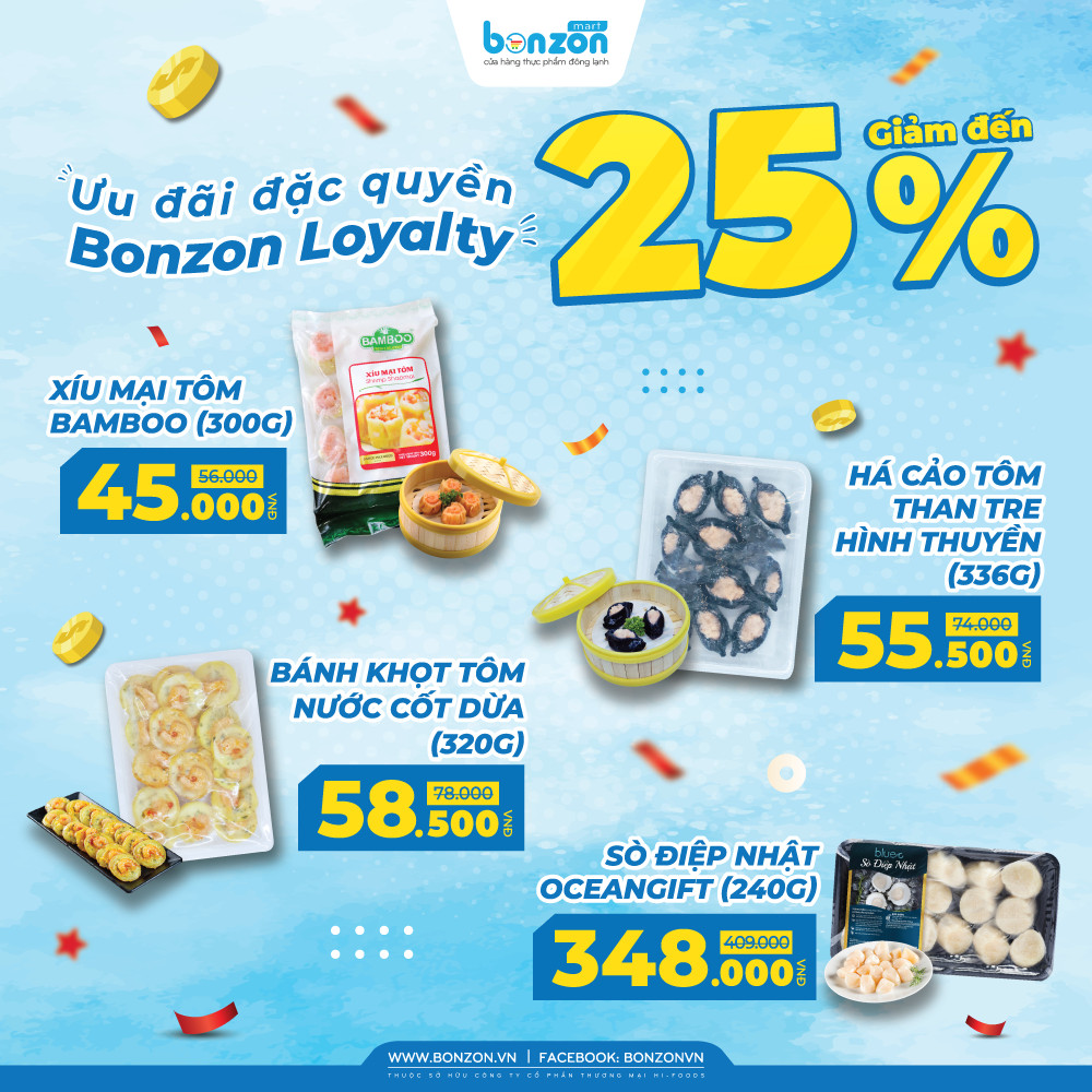 ƯU ĐÃI ĐẶC QUYỀN BONZON LOYALTY