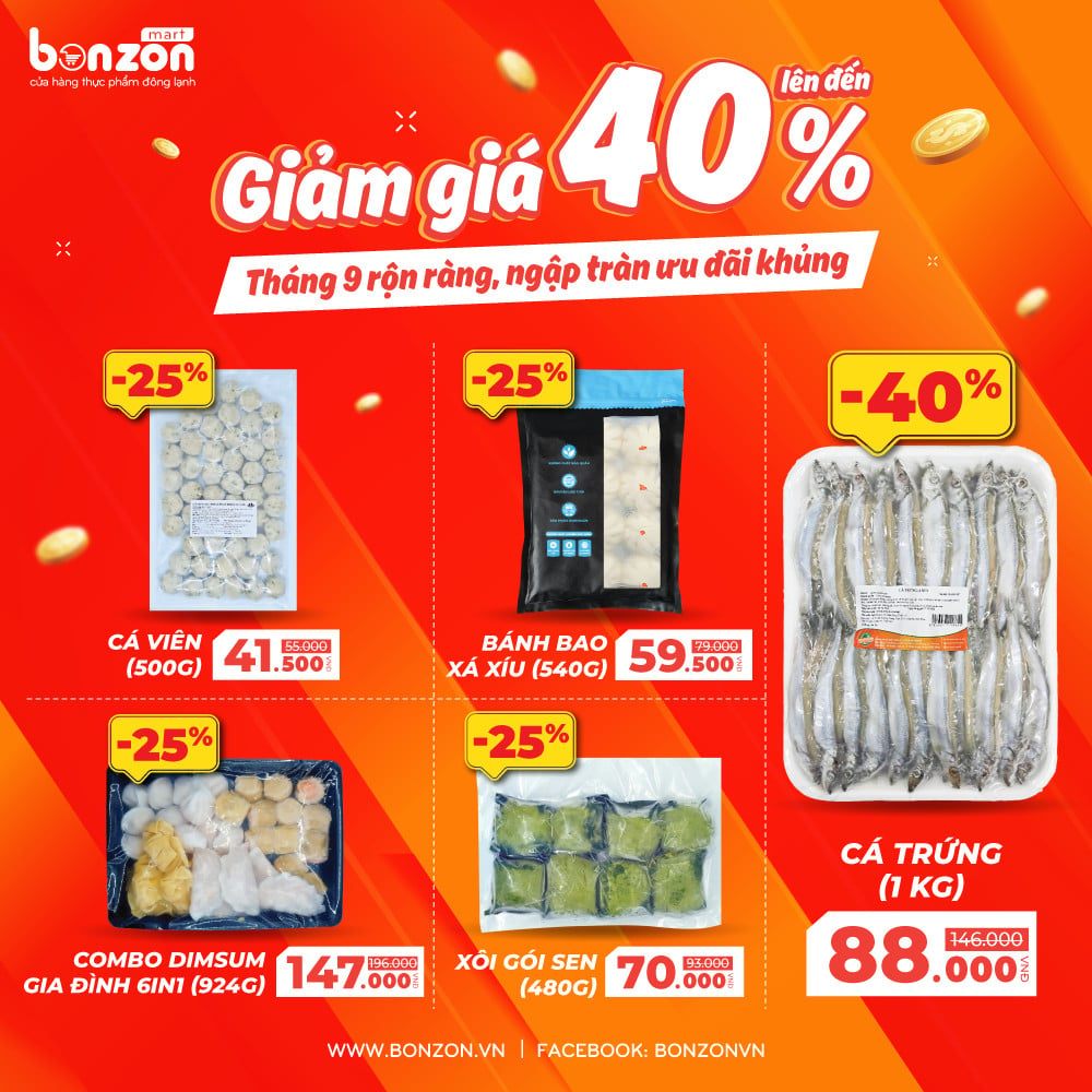 🥳 THÁNG 9 RỘN RÀNG - GIẢM MẠNH 40%