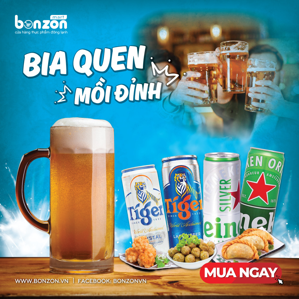 🍻BIA QUEN, MỒI ĐỈNH - 4 LON CHƯA SAY🍻