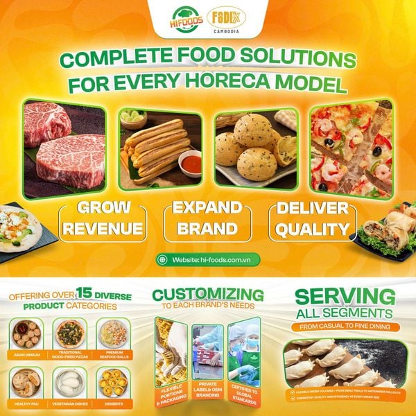 HI-FOODS – GIẢI PHÁP THỰC PHẨM TOÀN DIỆN CHO MỌI MÔ HÌNH HORECA