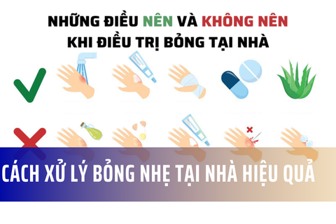 Cách trị bỏng tại nhà: Nên và không nên làm gì?