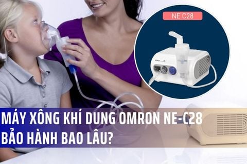 Máy xông khí dung Omron NE-C28 bảo hành bao lâu?