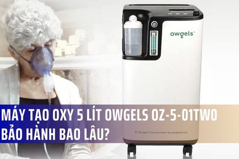 Thời hạn bảo hành của máy tạo oxy 5 lít Owgels OZ-5-01TW0 bao lâu?