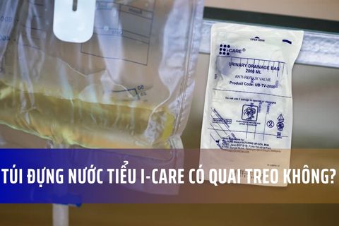 Túi đựng nước tiểu i-CARE có quai treo đúng không?