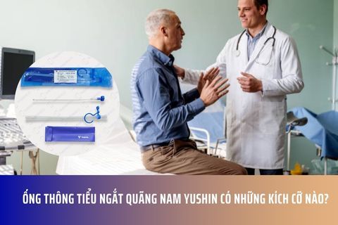 Ống thông tiểu ngắt quãng nam Yushin có những kích cỡ nào?