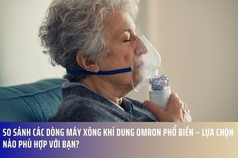 So sánh các dòng máy xông khí dung Omron phổ biến – Lựa chọn nào phù hợp với bạn?