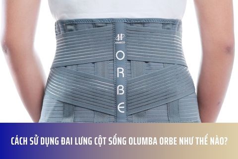 Cách sử dụng đai lưng cột sống Olumba Orbe như thế nào?