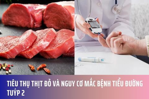 Tiêu thụ thịt đỏ và nguy cơ mắc bệnh tiểu đường tuýp 2