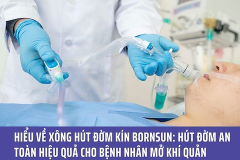 Hiểu về Xông Hút Đờm Kín Bornsun: Hút đờm an toàn hiệu quả cho bệnh nhân mở khí quản