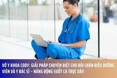 Vớ Y Khoa CODY: Giải Pháp Chuyên Biệt Cho Đôi Chân Điều Dưỡng Viên và Y Bác Sĩ – Năng Động Suốt Ca Trực Dài!