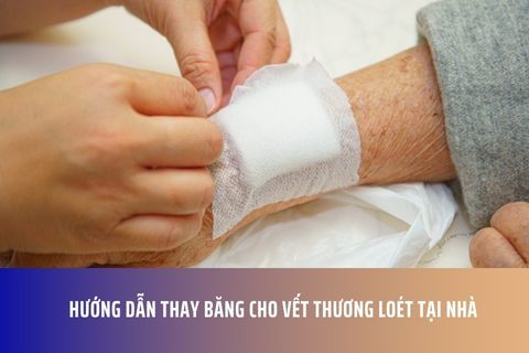 Hướng dẫn thay băng cho vết thương loét tại nhà