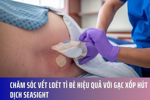 Chăm Sóc Vết Loét Tì Đè Hiệu Quả Với Gạc Xốp Hút Dịch Seasight