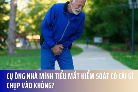 Cụ ông nhà mình tiểu mất kiểm soát có cái gì chụp vào không?
