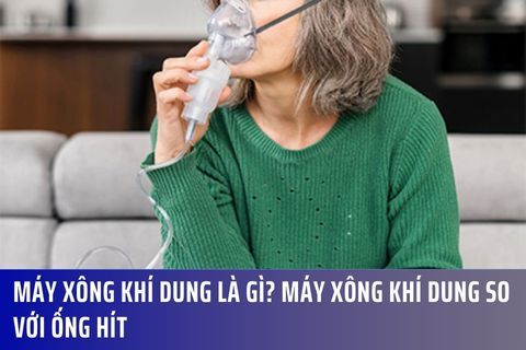 Máy Xông Khí Dung là gì? Máy xông khí dung so với ống hít