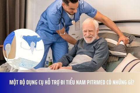 Một bộ dụng cụ hỗ trợ đi tiểu nam Pitrmed có những gì?