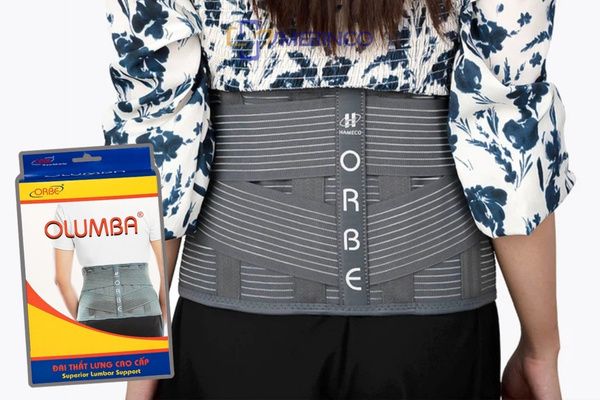 Vòng eo 70cm thì dùng đai lưng cột sống Olumba Orbe size nào?