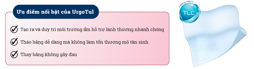 Gạc mỡ chống dính UrgoTul 10cmx10cm