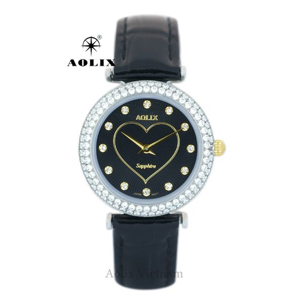 đồng hồ aolix nữ dây da al-1020l