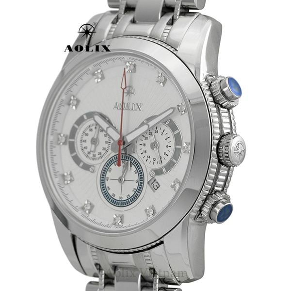 đồng hồ chronograph 6 kim aolix al-7049g