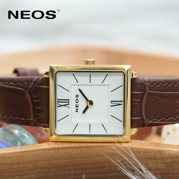 đồng hồ nữ dây da Neos N-40674L