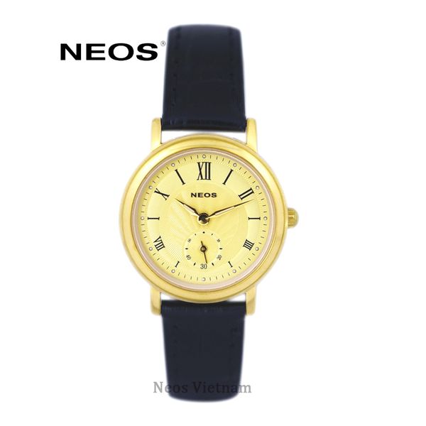 đồng hồ nữ dây da neos n-40675l