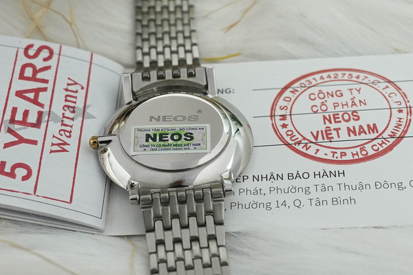 đồng hồ nam dây thép neos n-40676g