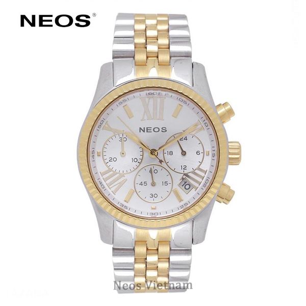 đồng hồ chronograph 6 kim nam neos n-50547m sapphire bảo hành chính hãng