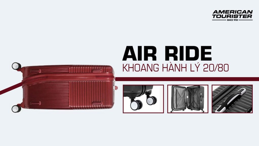Air Ride với khoang chia hành lý 80/20