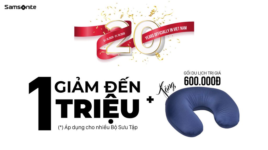 20 Years Officially In Vietnam - Get Discount Up To 1.000.000VND