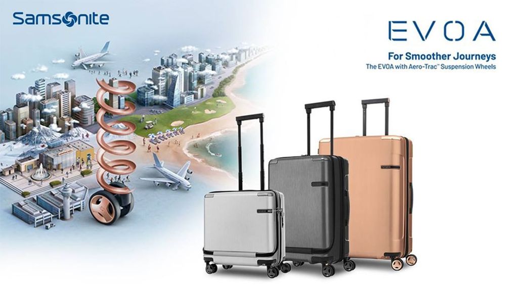 EVOA là dòng vali mang tính cách mạng và đột phá của Samsonite