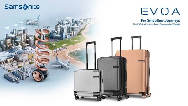 EVOA là dòng vali mang tính cách mạng và đột phá của Samsonite
